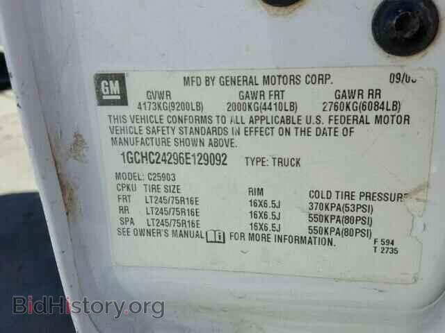 2006 CHEVROLET SILVERADO - VIN: 1GCHC24296E129092 - Фото 10