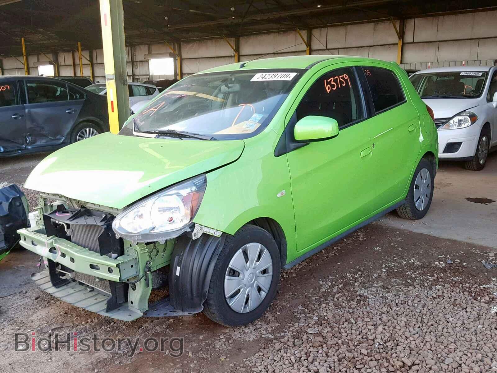 2014 MITSUBISHI MIRAGE - VIN: ML32A3HJ1EH007796 - Фото 2