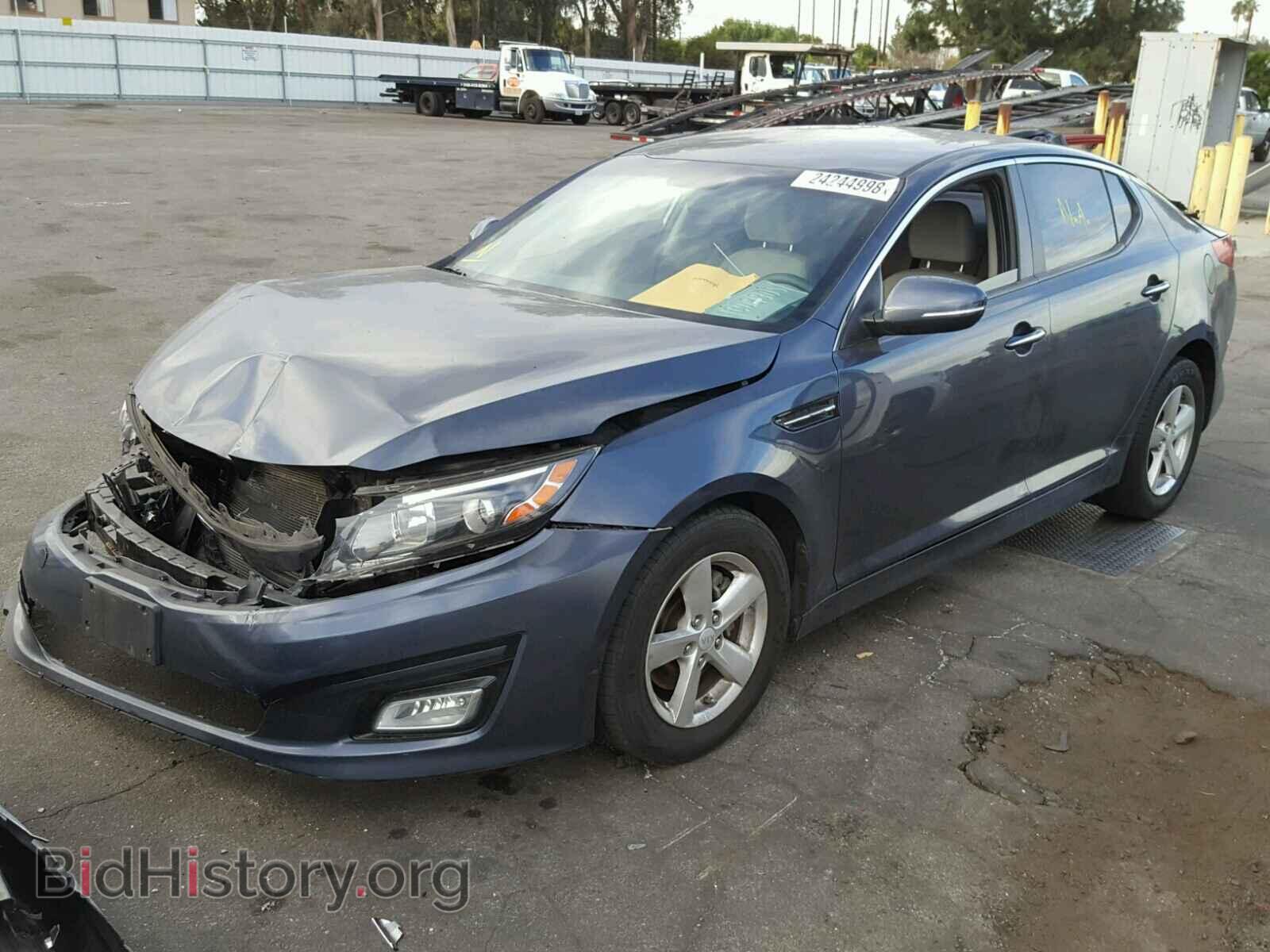2015 KIA OPTIMA - VIN: KNAGM4A70F5526918 - Фото 2
