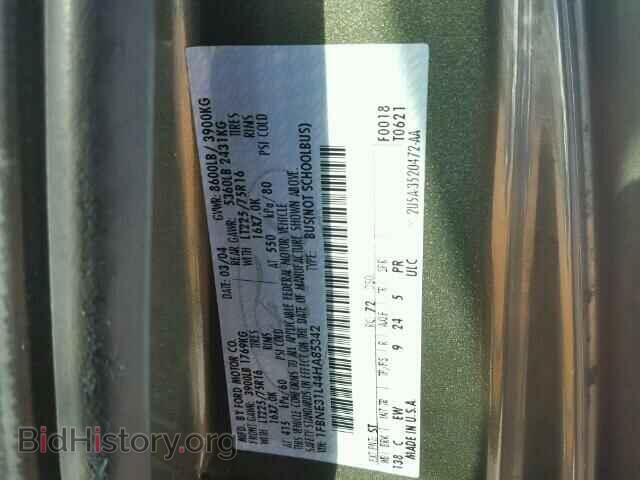 2004 FORD ECONOLINE - VIN: 1FBNE31L44HA85342 - Фото 10