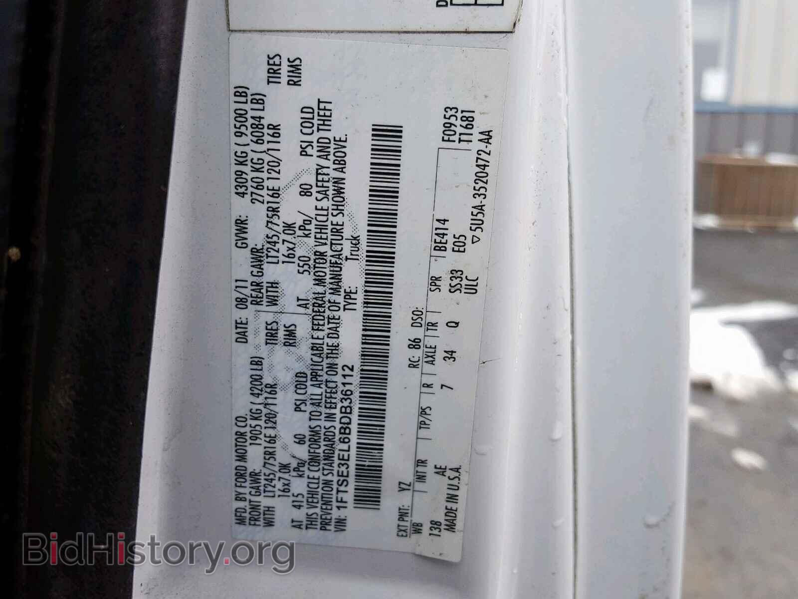 2011 FORD ECONOLINE - VIN: 1FTSE3EL6BDB36112 - Photo 10