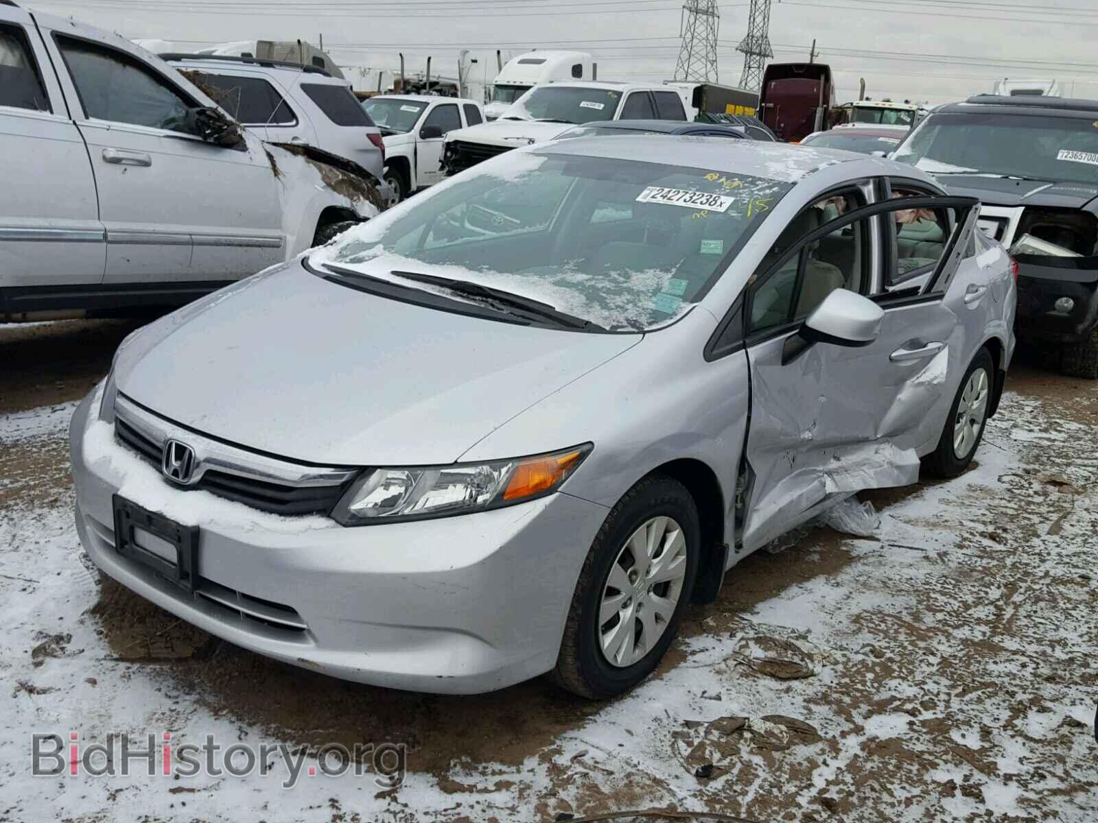 2012 HONDA CIVIC - VIN: 19XFB2F50CE008291 - Фото 2