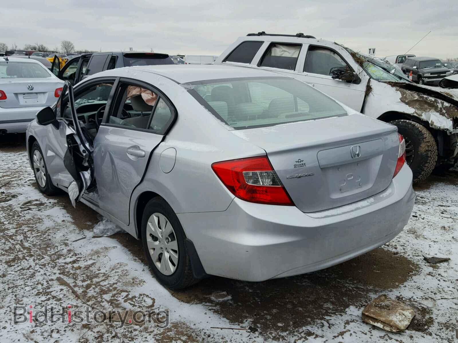 2012 HONDA CIVIC - VIN: 19XFB2F50CE008291 - Фото 3