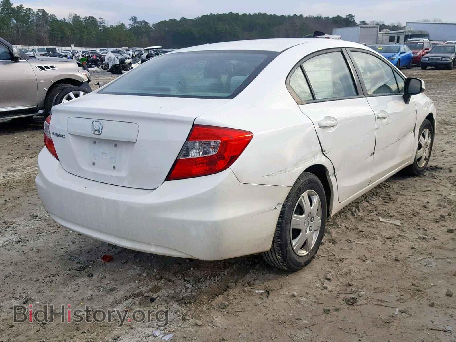 2012 HONDA CIVIC LX - VIN: 19XFB2F59CE082244 - Фото 4