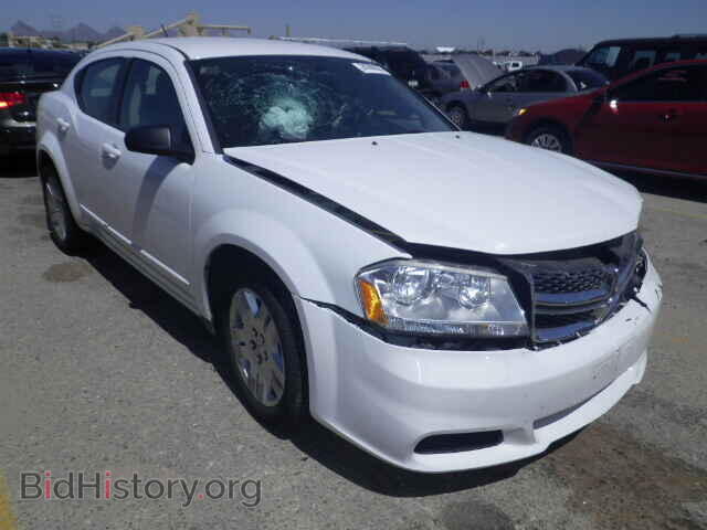 Фотография 1C3CDZAB4CN167981 - DODGE AVENGER 2012