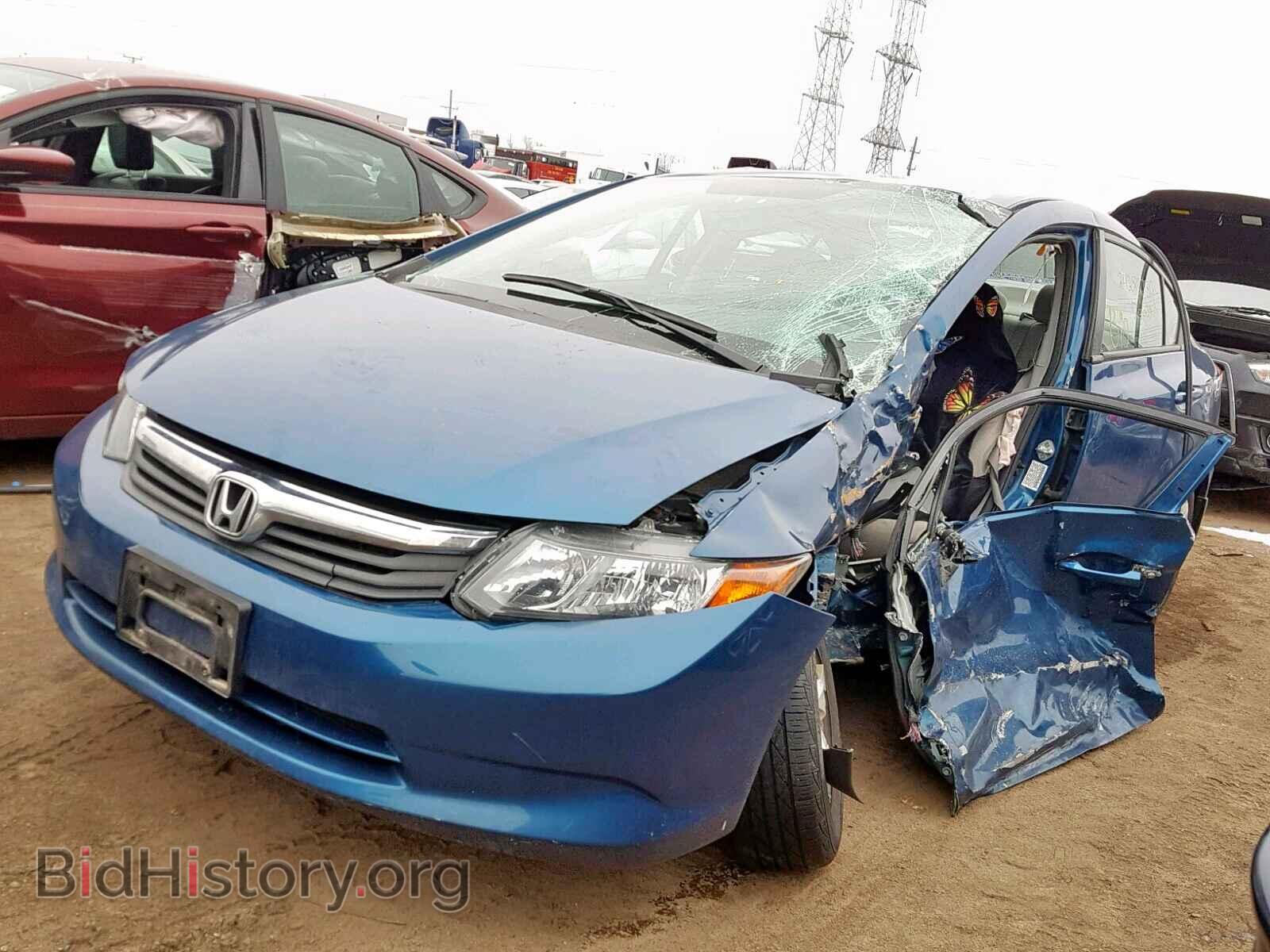 2012 HONDA CIVIC LX - VIN: 19XFB2F58CE058145 - Фото 2