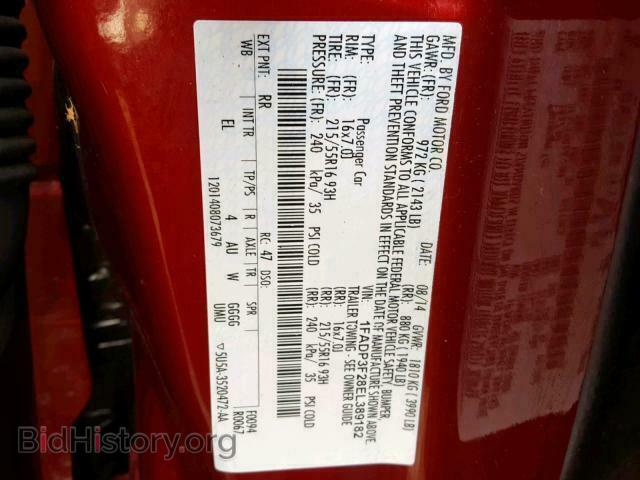 2014 FORD FOCUS SE - VIN: 1FADP3F28EL389182 - Фото 10