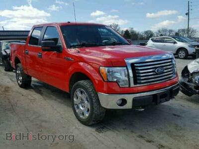 2011 Ford F150, красный — VIN 1FTFW1EF4BFA32932, Copart