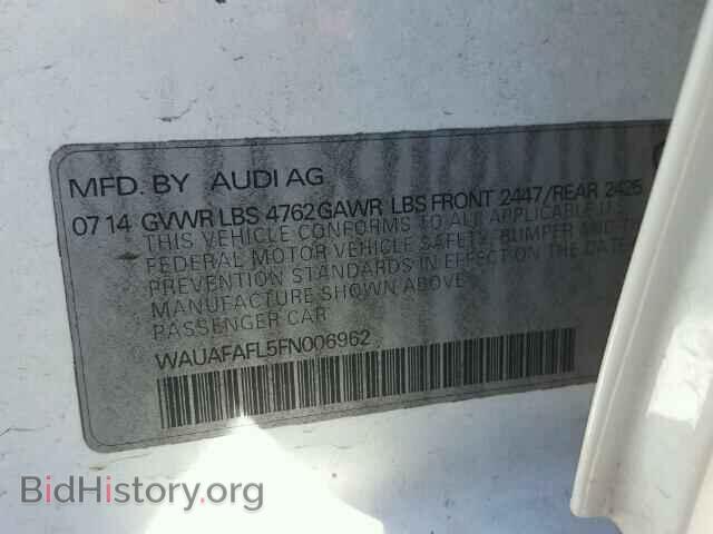 2015 AUDI A4 - VIN: WAUAFAFL5FN006962 - Фото 10