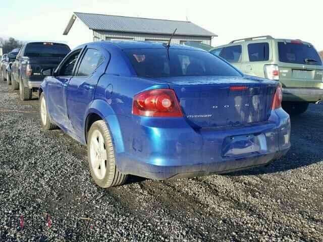 2013 DODGE AVENGER - VIN: 1C3CDZAB4DN536873 - Фото 3