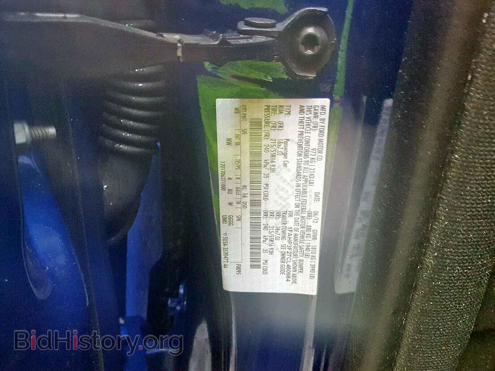 2012 FORD FOCUS SE - VIN: 1FAHP3F27CL460984 - Фото 10