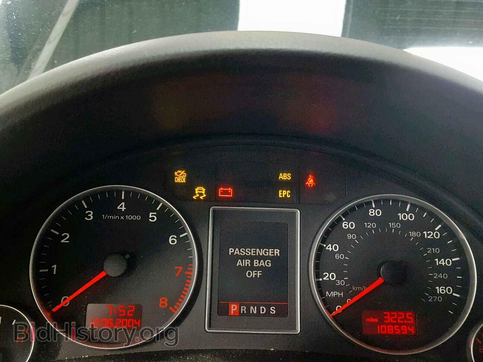 2005 AUDI A4 - VIN: WAUDG68E55A498890 - Фото 8