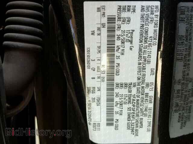 2015 FORD FOCUS - VIN: 1FADP3FE6FL323967 - Фото 10
