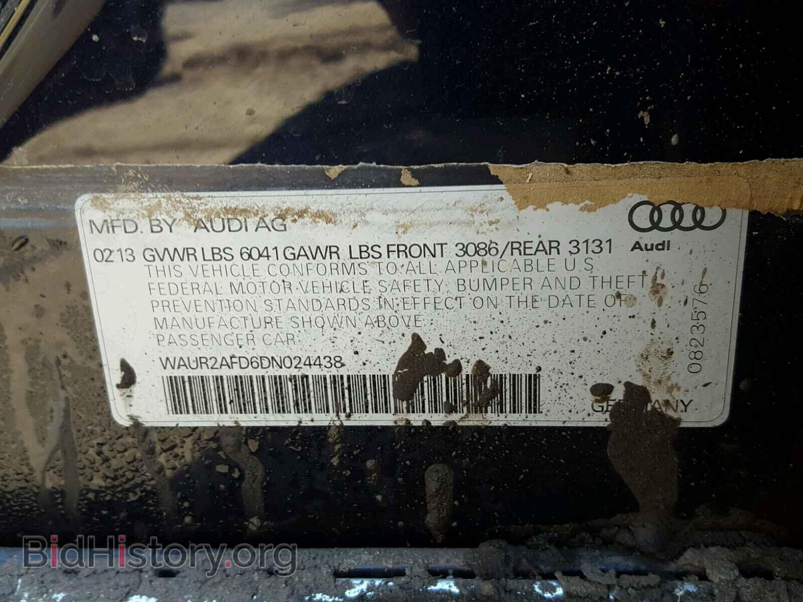 2013 AUDI A8 - VIN: WAUR2AFD6DN024438 - Photo 10