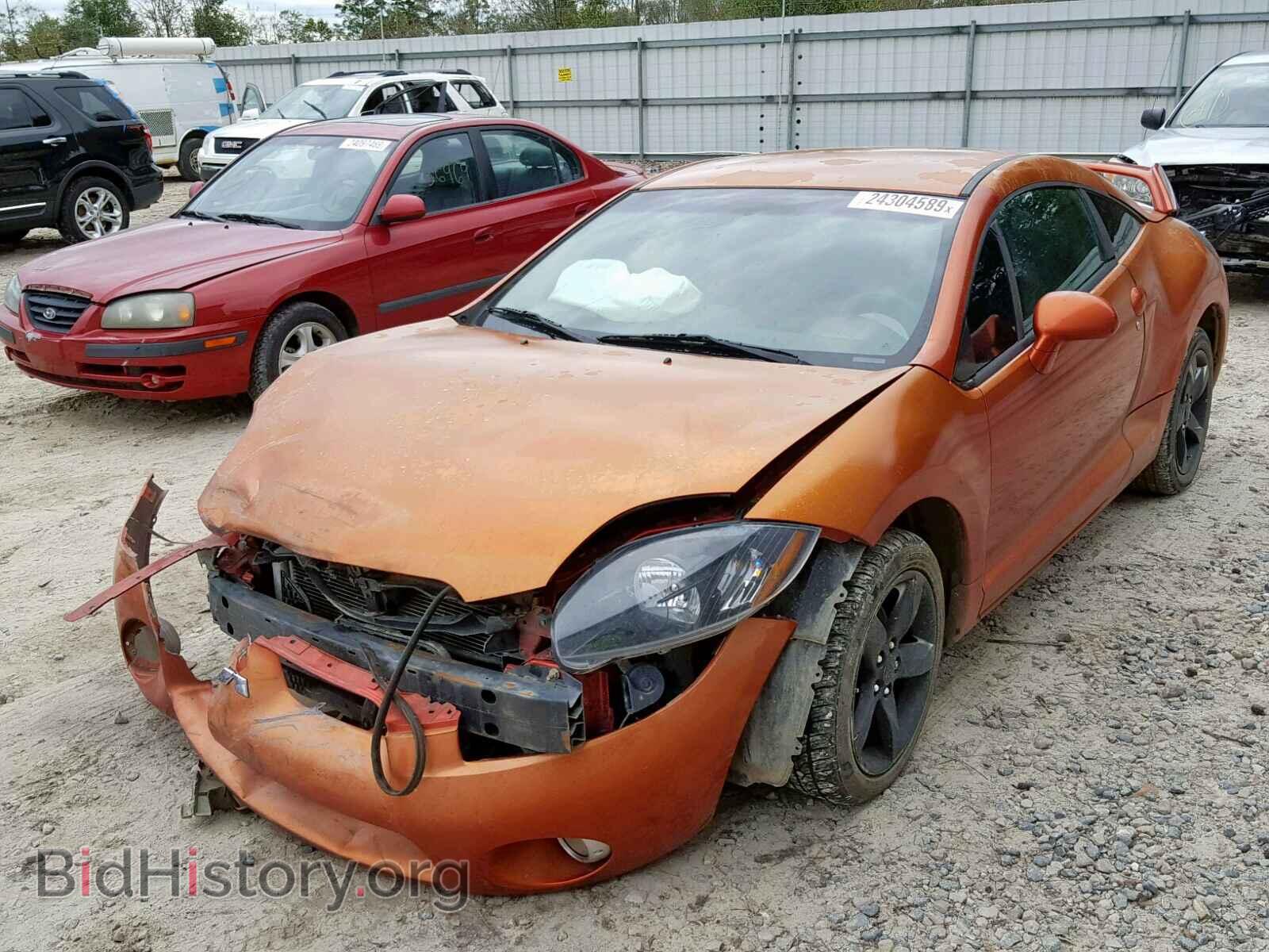 2006 MITSUBISHI ECLIPSE - VIN: 4A3AK34T06E052189 - Фото 2