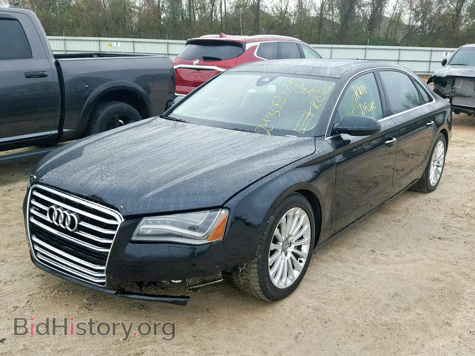 2014 AUDI A8 - VIN: WAUR2AFD9EN004640 - Фото 2