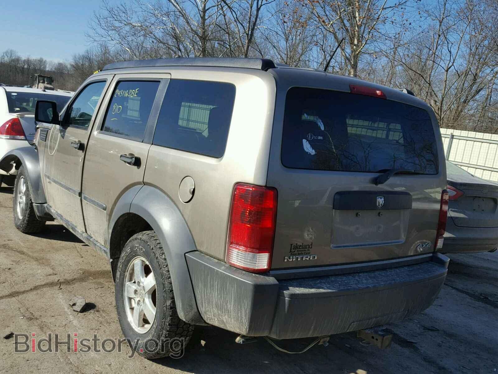 2007 DODGE NITRO - VIN: 1D8GU28K87W554500 - Photo 3