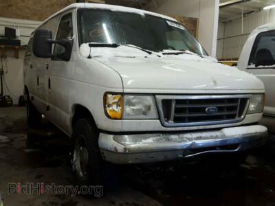 2007 Ford ECONOLINE, белый — VIN 1FTSE34L47DA32341, Copart