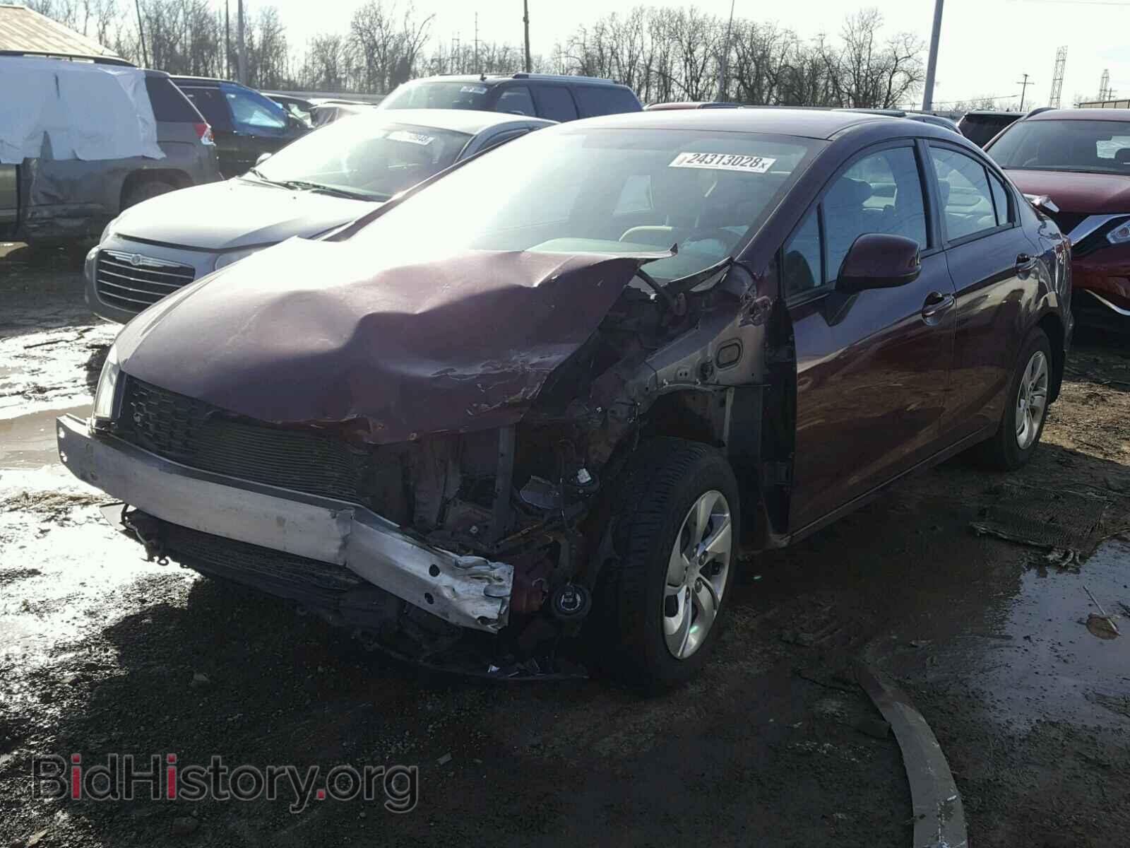 2013 HONDA CIVIC - VIN: 19XFB2F54DE033163 - Фото 2