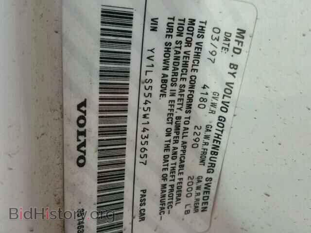 1998 VOLVO S70 - VIN: YV1LS5545W1435657 - Фото 10