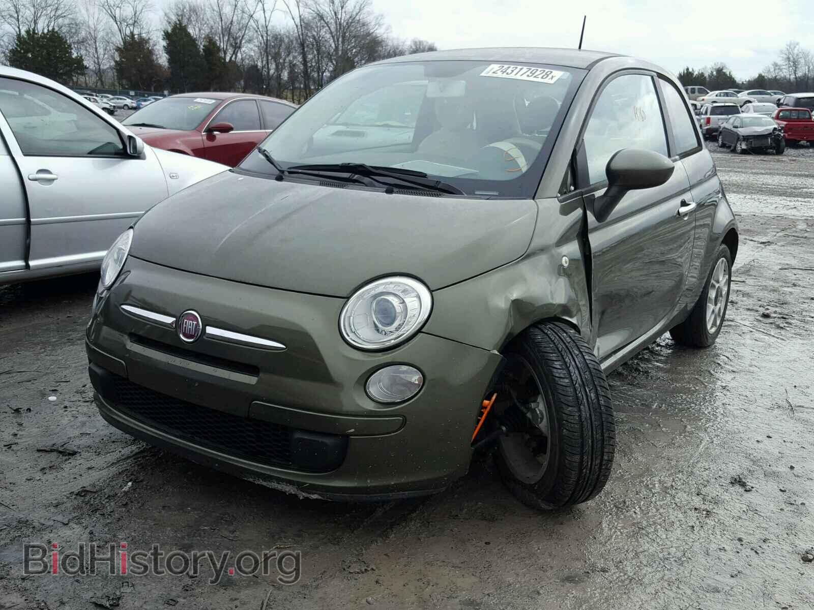 2012 FIAT 500 - VIN: 3C3CFFAR0CT381274 - Фото 2