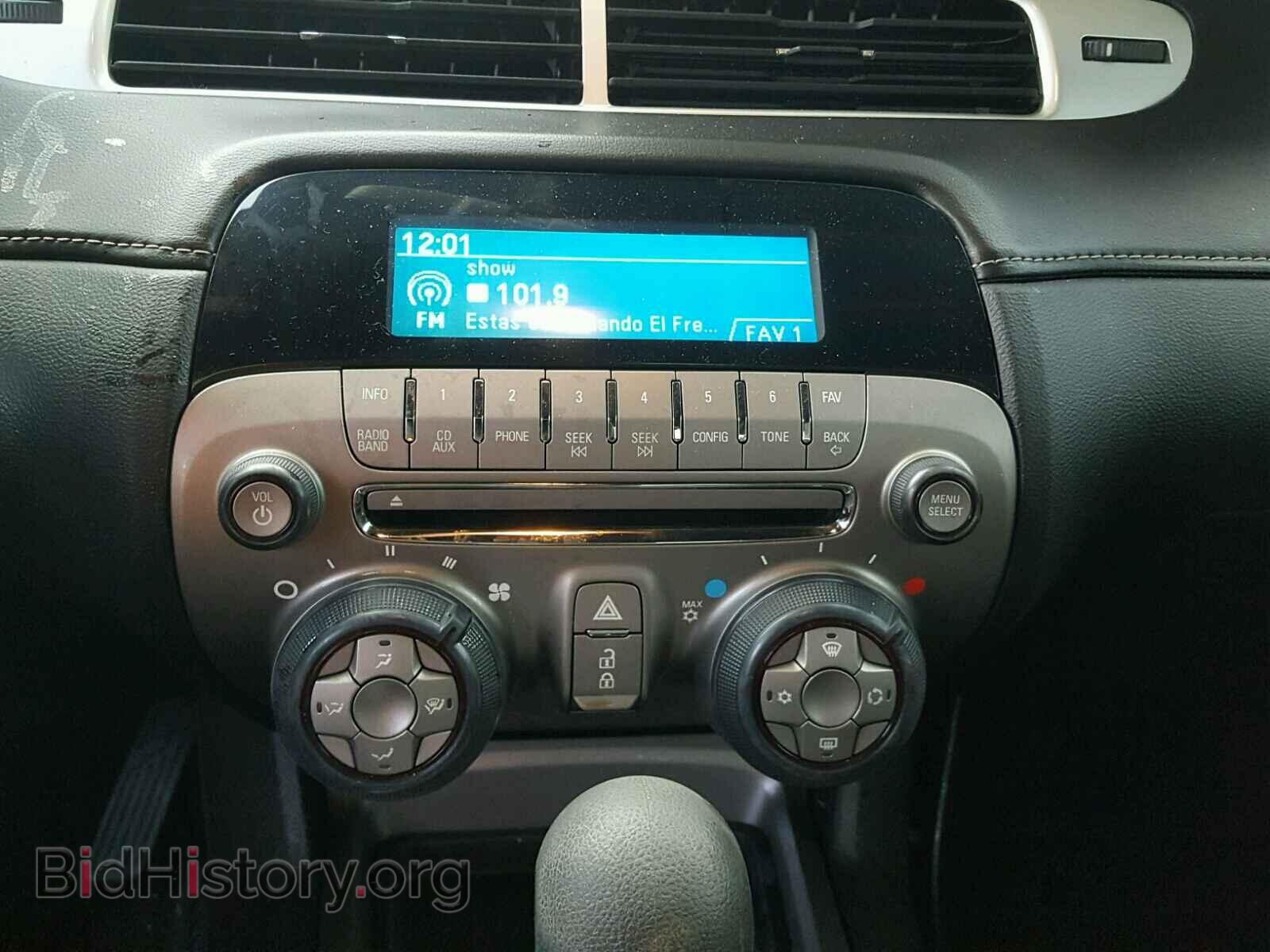 2012 CHEVROLET CAMARO - VIN: 2G1FB1E34C9191017 - Фото 9