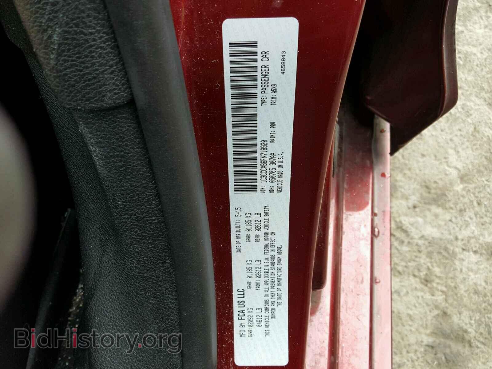 2015 CHRYSLER 200 - VIN: 1C3CCCAB6FN718920 - Photo 10