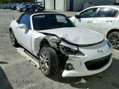 2015 Mazda MIATA MX5 Miata, белый — VIN JM1NC2NF2F0241685, Copart