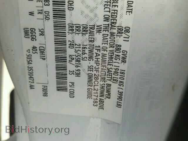 2012 FORD FOCUS - VIN: 1FAHP3F28CL217183 - Photo 10