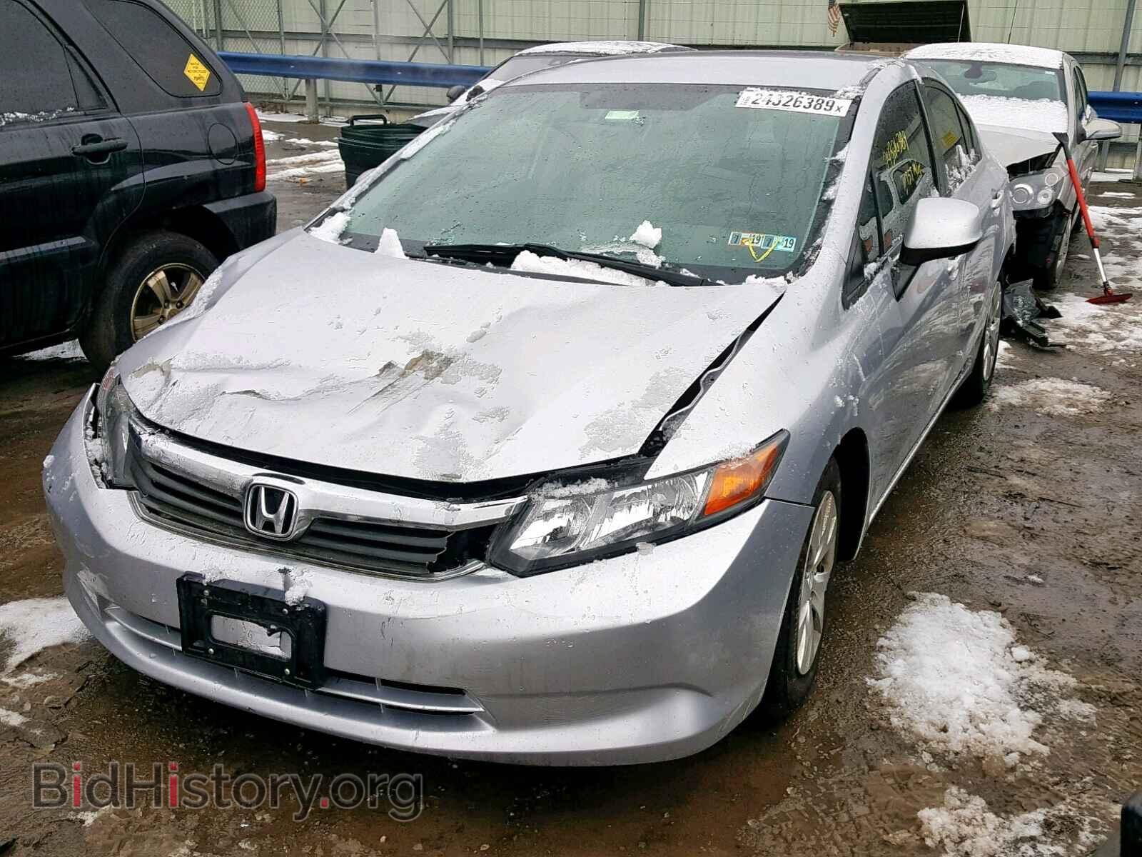 2012 HONDA CIVIC LX - VIN: 2HGFB2F55CH560925 - Фото 2