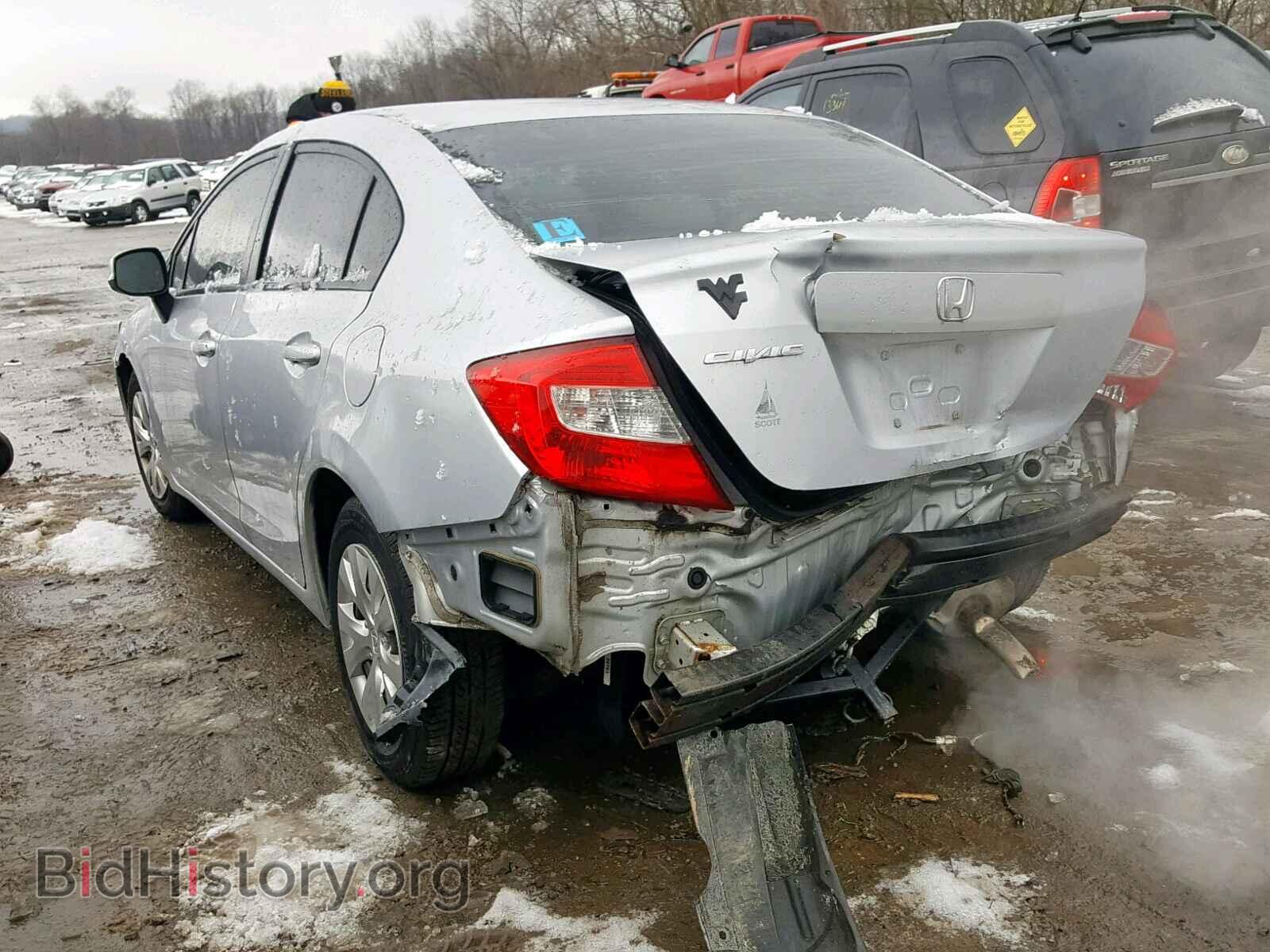 2012 HONDA CIVIC LX - VIN: 2HGFB2F55CH560925 - Фото 3