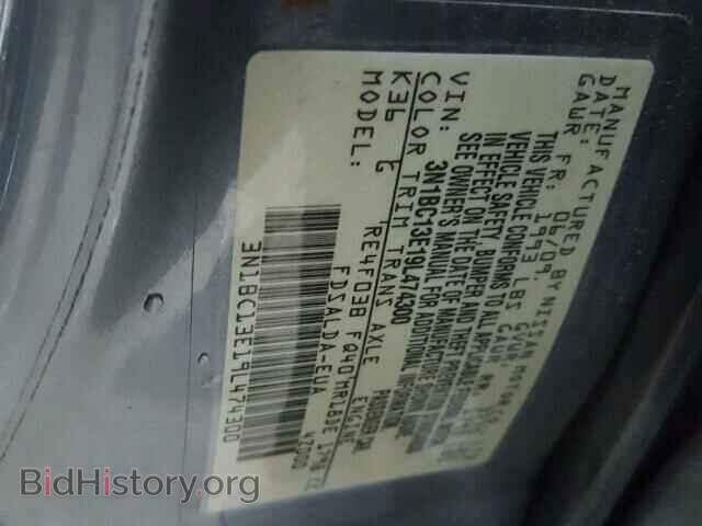 2009 NISSAN VERSA - VIN: 3N1BC13E19L474300 - Фото 10