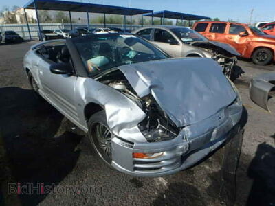 2001 Mitsubishi ECLIPSE Eclipse SP, серебристый — VIN 4A3AE55H21E001993, Copart