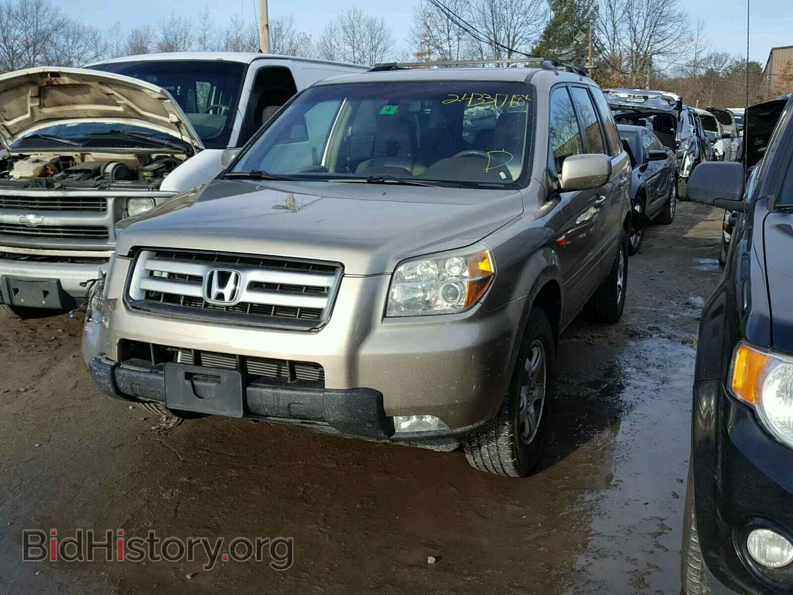 2006 HONDA PILOT - VIN: 2HKYF18596H529563 - Фото 2