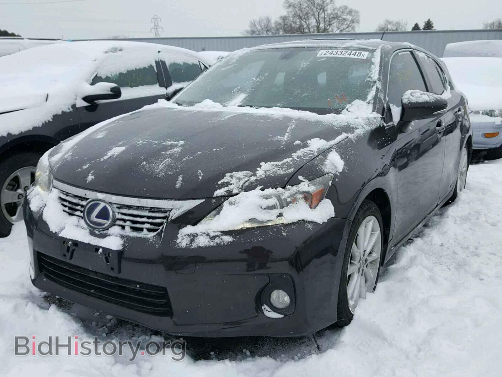 2011 LEXUS CT 200 - VIN: JTHKD5BH1B2012984 - Фото 2