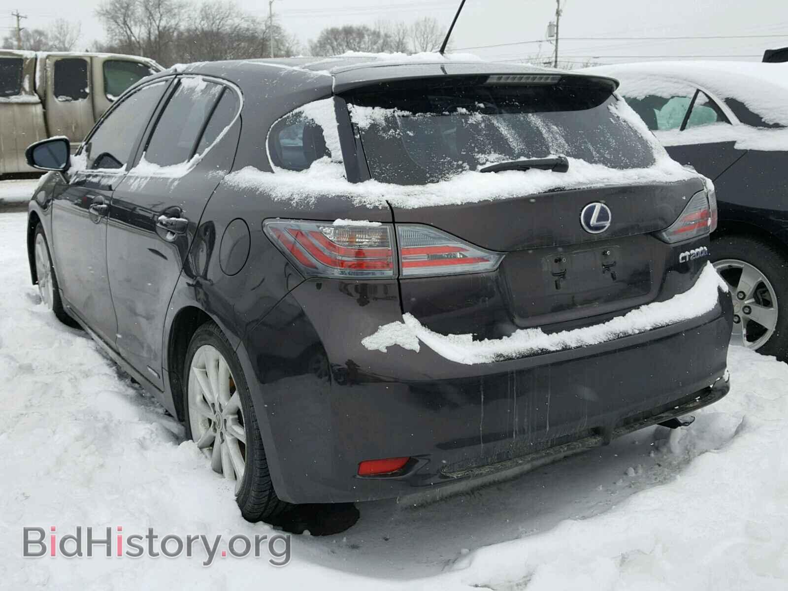 2011 LEXUS CT 200 - VIN: JTHKD5BH1B2012984 - Фото 3