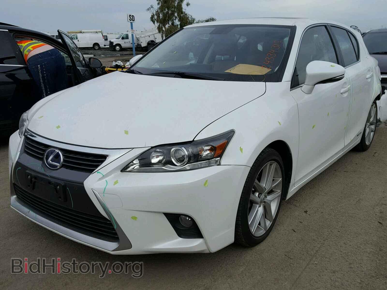 2014 LEXUS CT 200 - VIN: JTHKD5BH8E2208554 - Фото 2