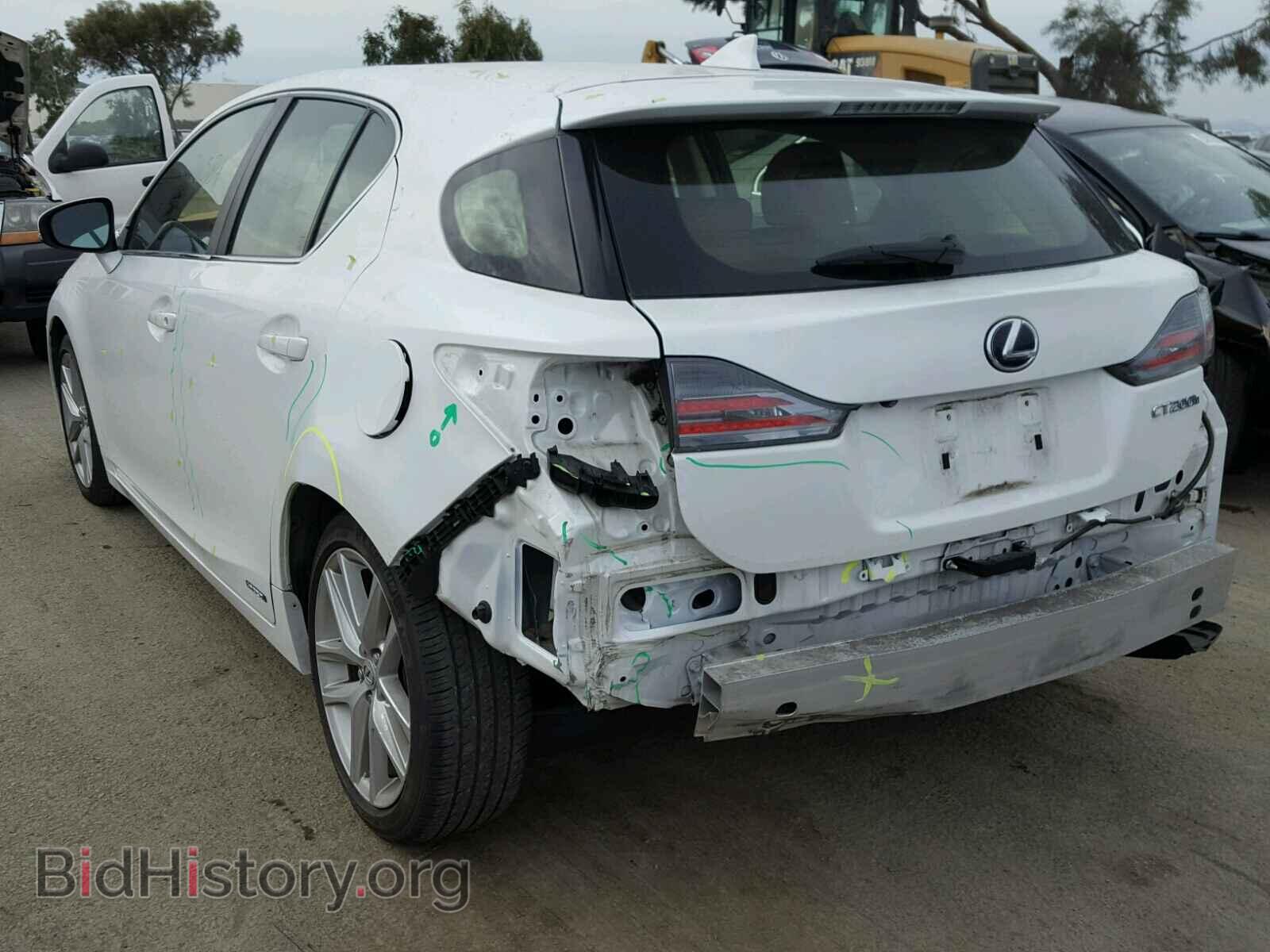 2014 LEXUS CT 200 - VIN: JTHKD5BH8E2208554 - Фото 3