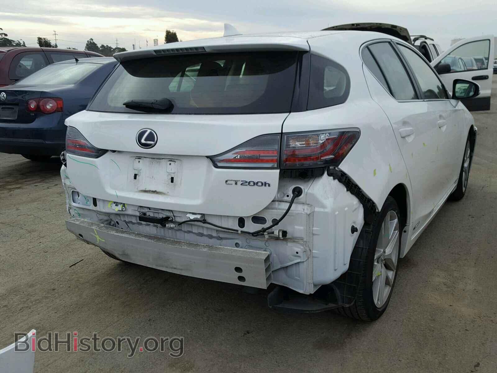 2014 LEXUS CT 200 - VIN: JTHKD5BH8E2208554 - Фото 4