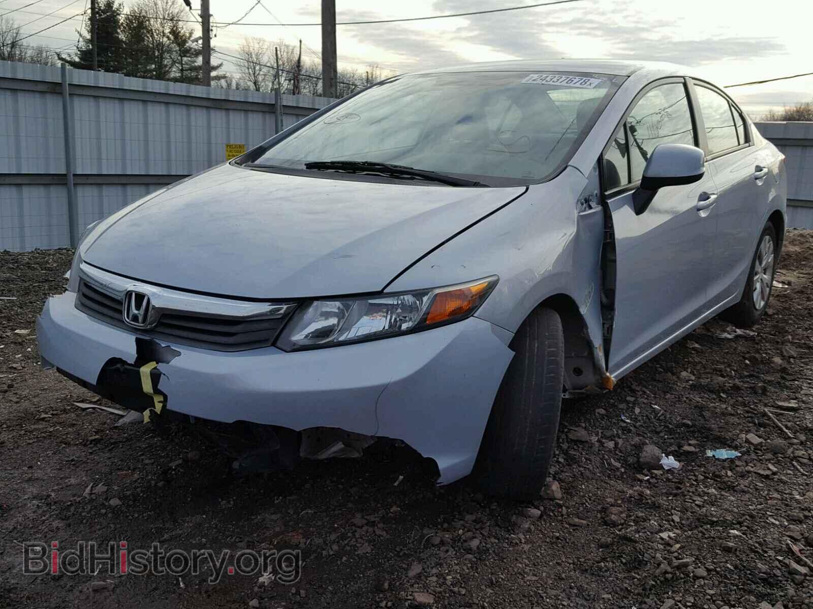 2012 HONDA CIVIC - VIN: 2HGFB2F54CH554159 - Фото 2