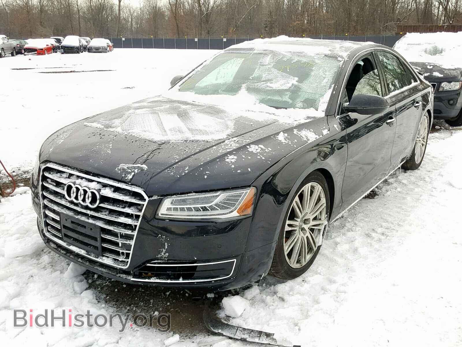 2015 AUDI A8 - VIN: WAUJGAFD8FN013877 - Фото 2