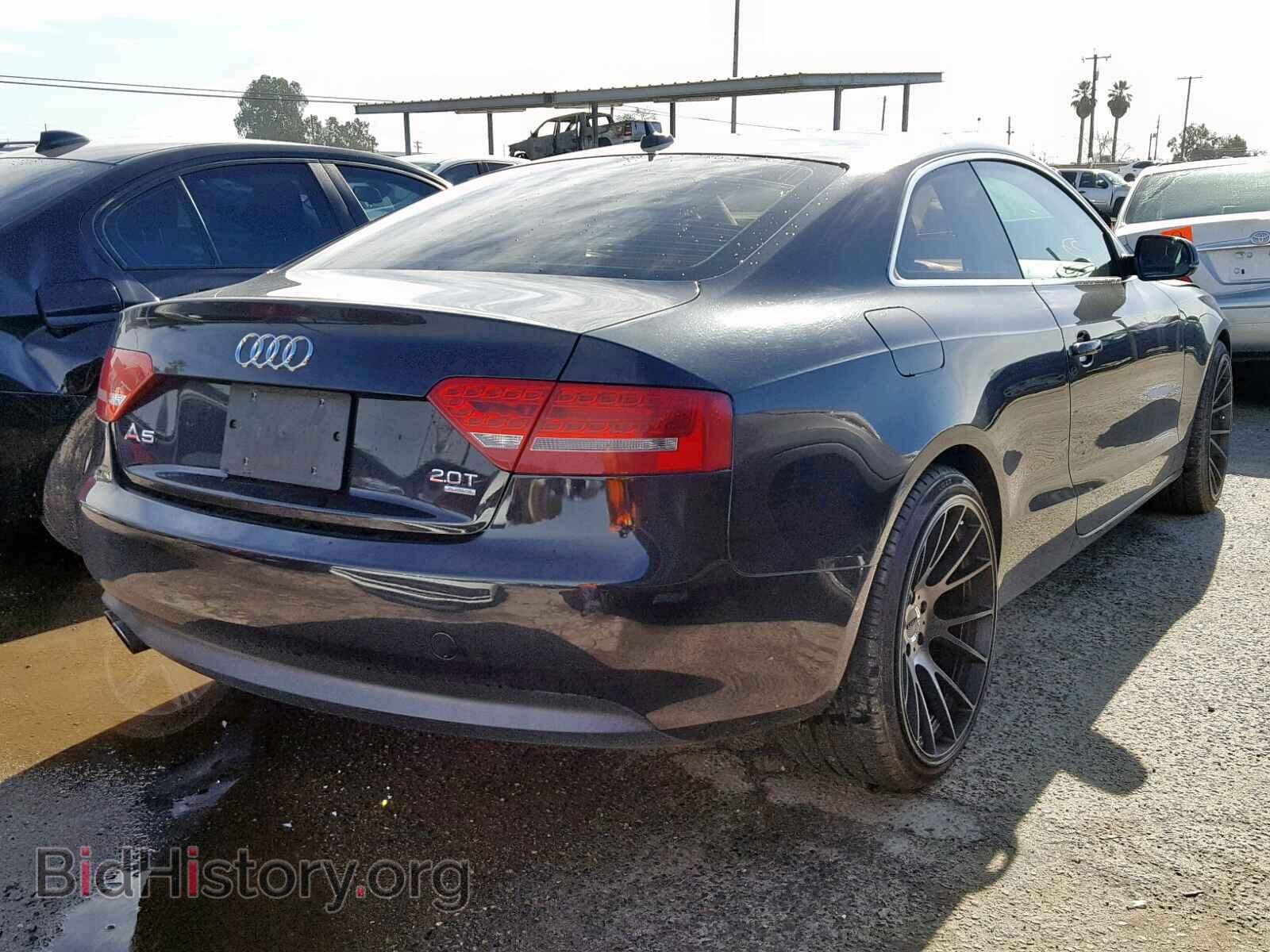 2012 AUDI A5 PREMIUM - VIN: WAULFAFR5CA003530 - Photo 4