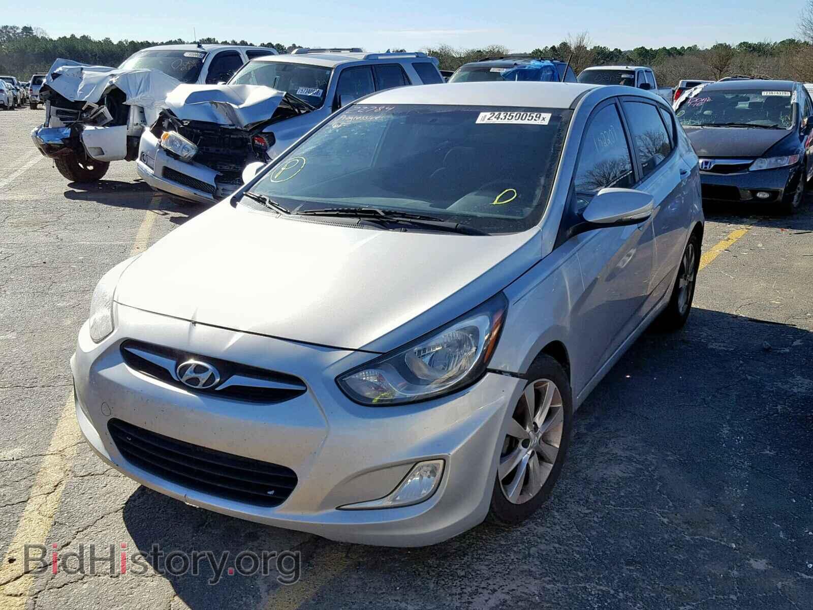 2013 HYUNDAI ACCENT - VIN: KMHCU5AE9DU097525 - Фото 2
