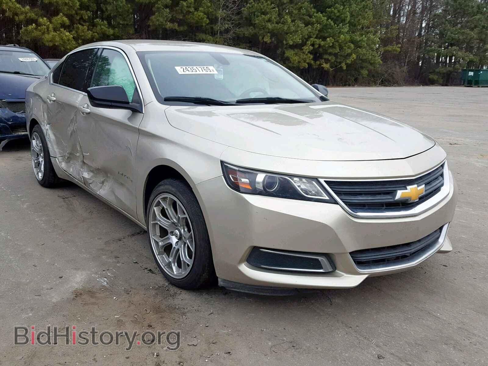 Фотография 2G11Y5SL6E9204499 - CHEVROLET IMPALA 2014