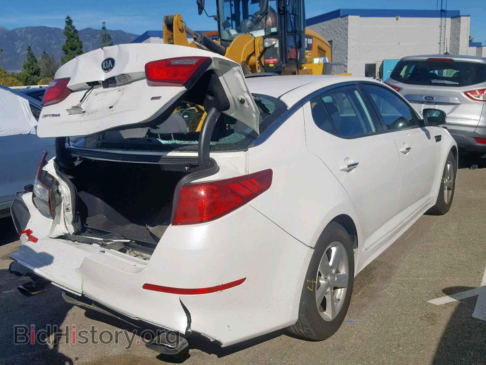 2015 KIA OPTIMA - VIN: KNAGM4A79F5611708 - Photo 4