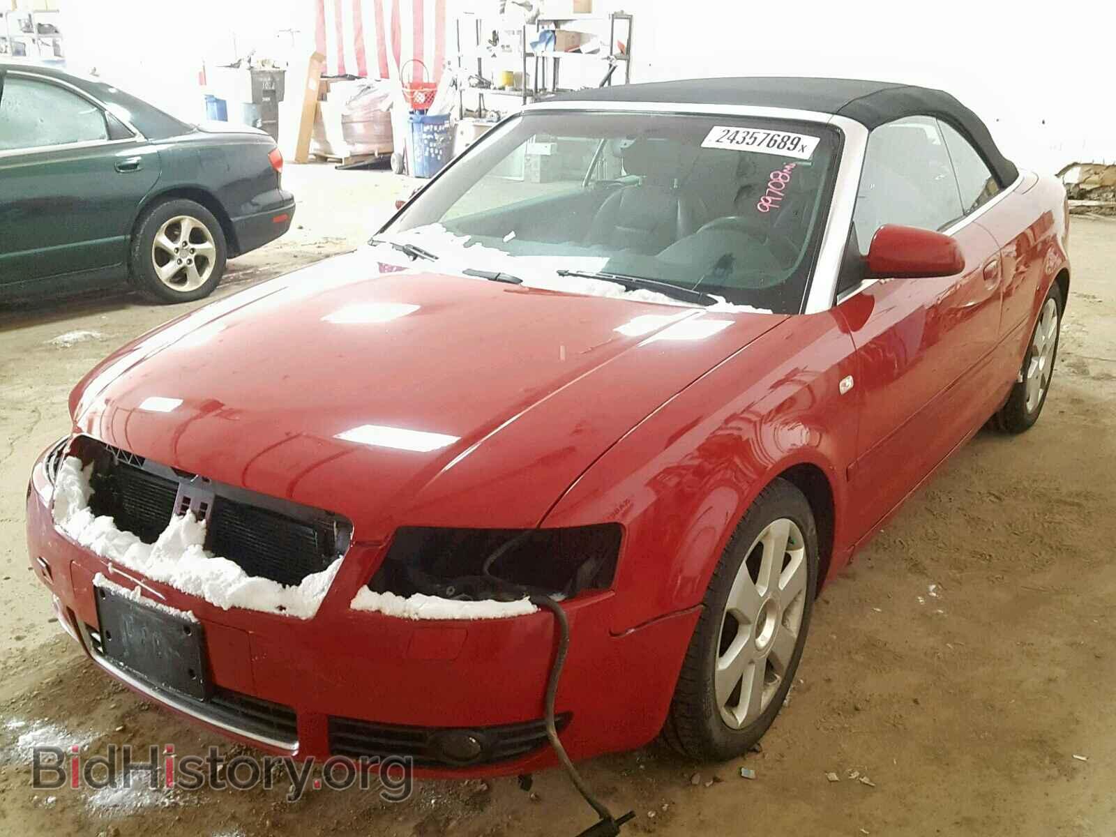 2005 AUDI A4 - VIN: WAUDT48H05K012393 - Фото 2