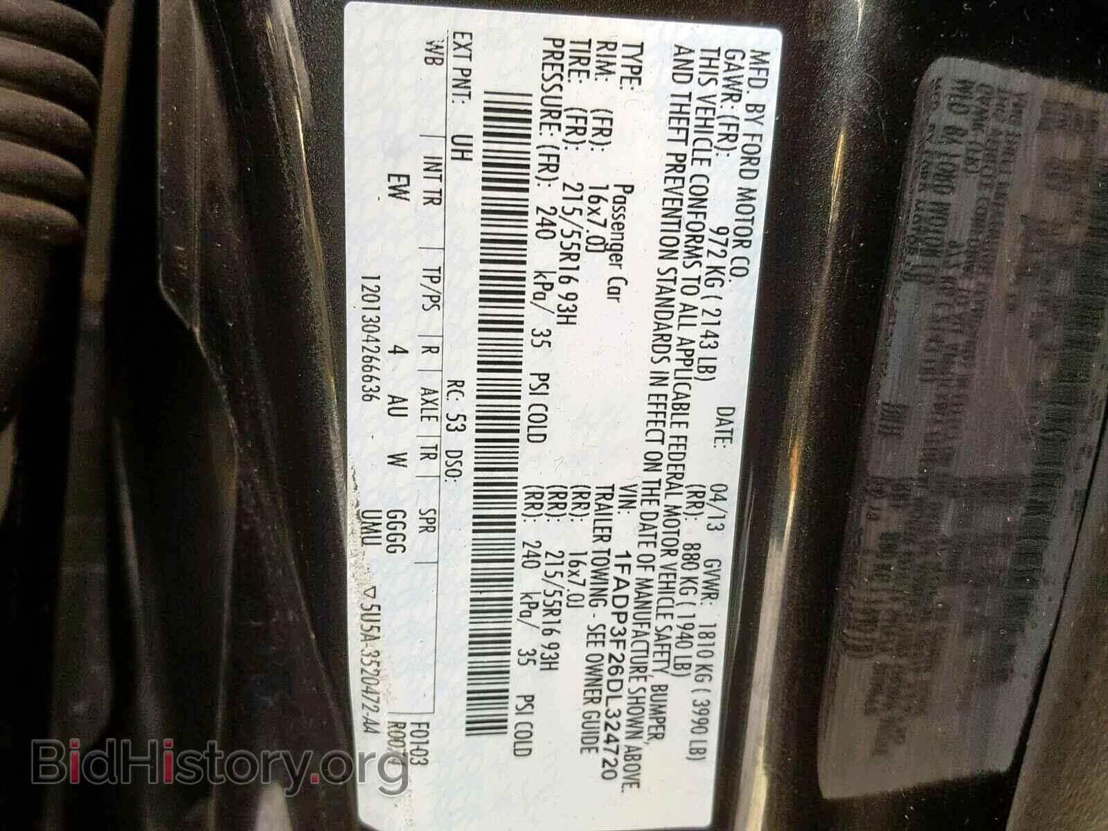 2013 FORD FOCUS SE - VIN: 1FADP3F26DL324720 - Фото 10