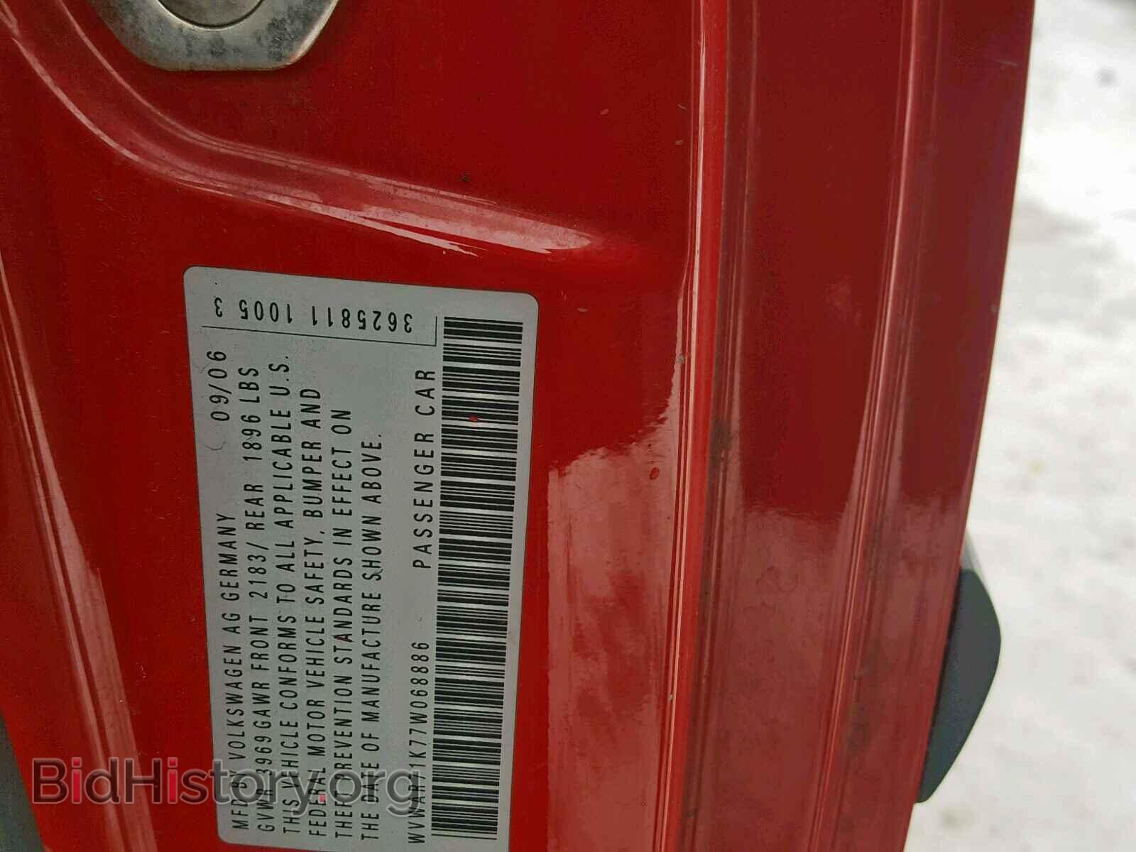2007 VOLKSWAGEN RABBIT - VIN: WVWAR71K77W068886 - Фото 10