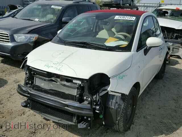 2015 FIAT 500 - VIN: 3C3CFFDR3FT550171 - Фото 2
