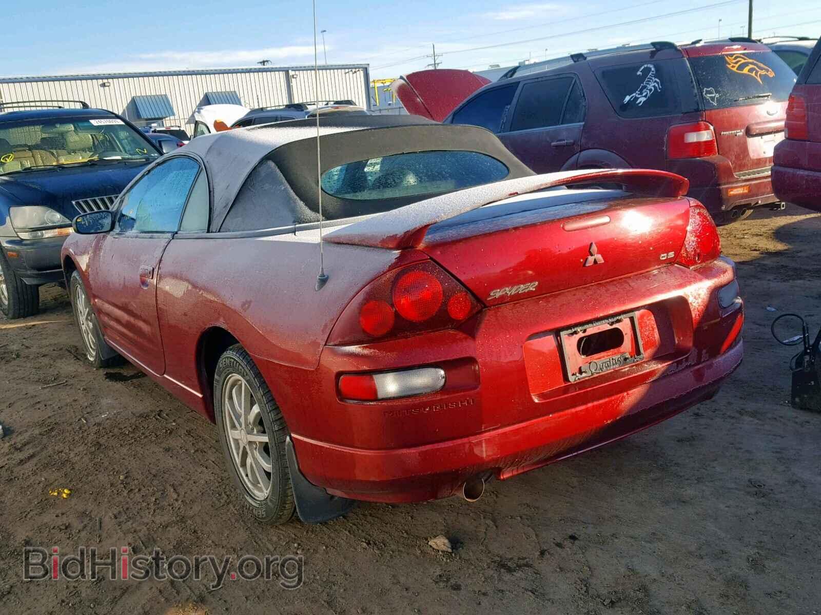 2001 MITSUBISHI ECLIPSE - VIN: 4A3AE45G81E013244 - Фото 3
